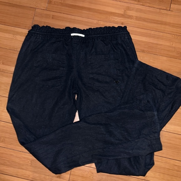 ROXY Oceanside linen blend beach pants. Med - Picture 3 of 10